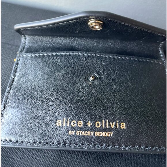 Alice + Olivia | Leather Printed Compact Wallet - Picture 11 of 13